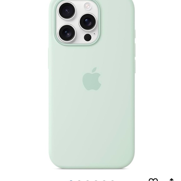 Apple “Aquamarine” iPhone 16 Pro Silicone Case with MagSafe and Camera Control - Picture 5 of 5